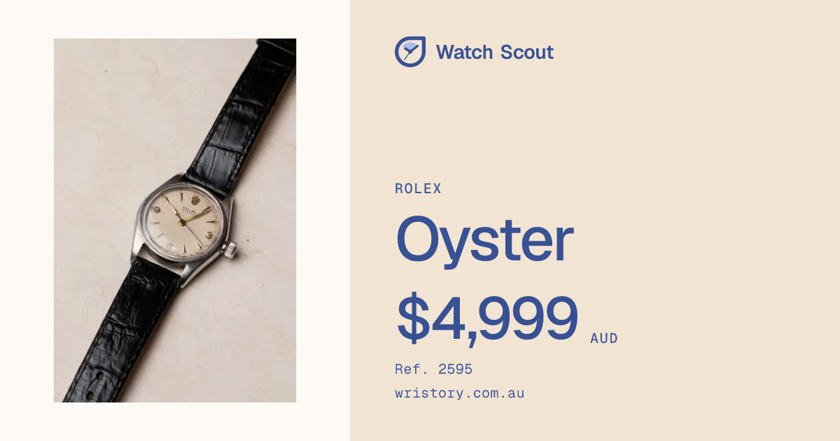Rolex Oyster (1940s) - Ref. 2595 | Watch Scout